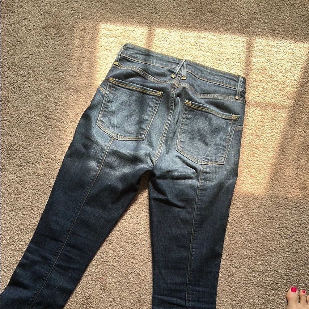 Good American Blue Straight Leg Jeans - Picture 7 of 8